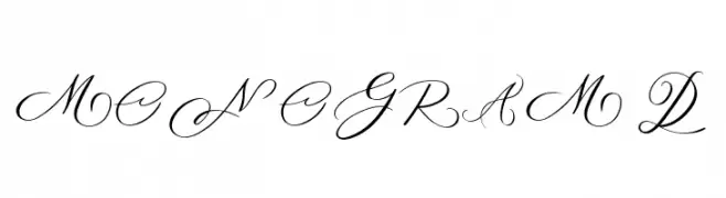MONOGRAM D  Frei Schriftart Herunterladen