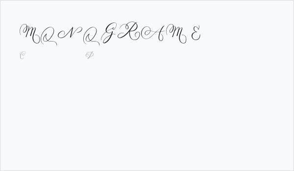 MONOGRAM E Business Card