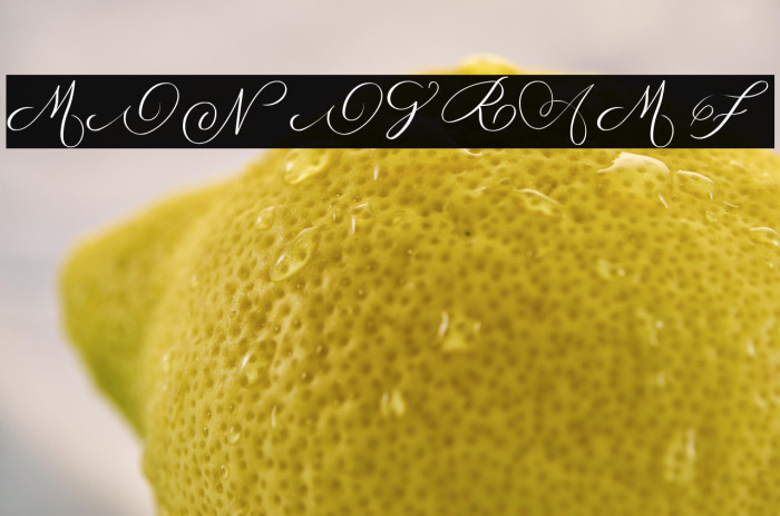 MONOGRAM F Example 2