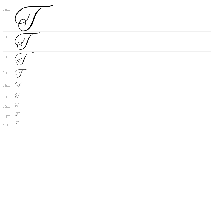 MONOGRAM F Waterfall