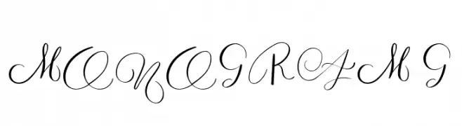 MONOGRAM G  Frei Schriftart Herunterladen