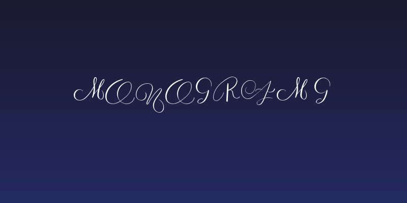 MONOGRAM G Social Header