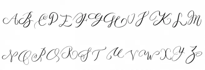 MONOGRAM H Schriftart Groß