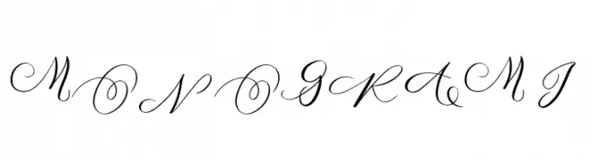MONOGRAM I  Frei Schriftart Herunterladen
