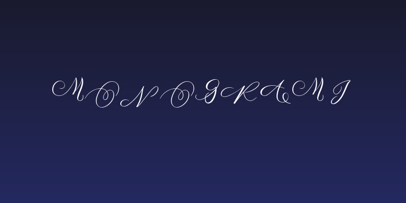 MONOGRAM I Social Header