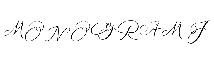 MONOGRAM J  免费字体下载
