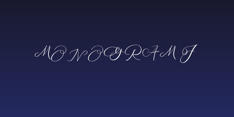 MONOGRAM J Social Header