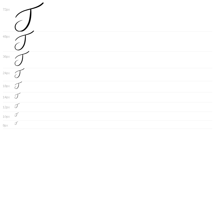 MONOGRAM J Waterfall