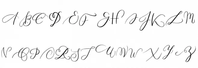 MONOGRAM K Schriftart Groß