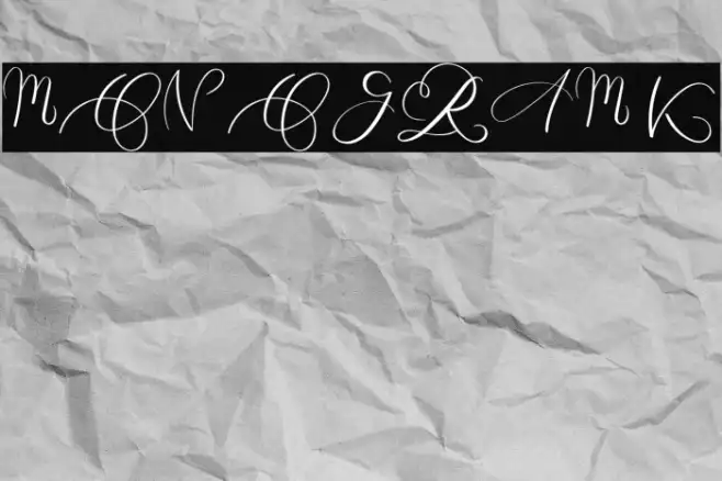 MONOGRAM K Example 2