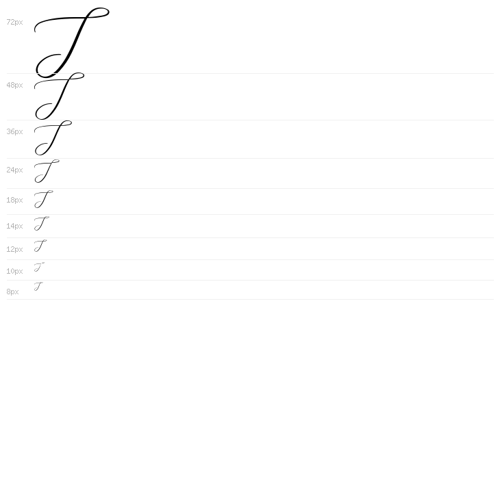 MONOGRAM K Waterfall