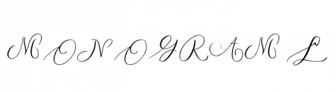MONOGRAM L  नि: शुल्क फ़ॉन्ट्स डाउनलोड