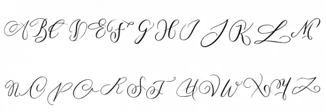 MONOGRAM M 字体 大写