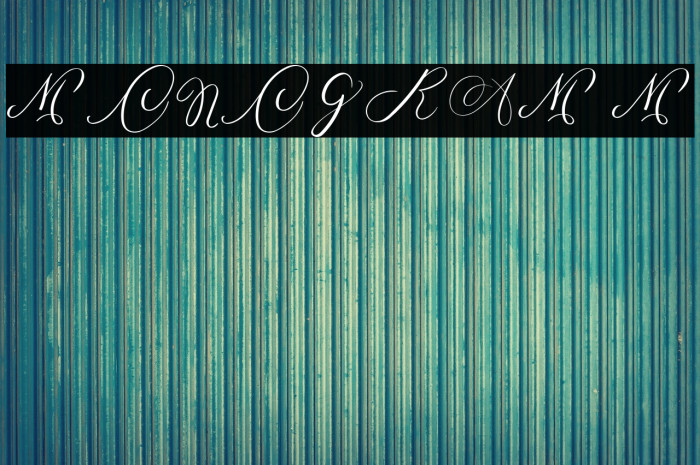 MONOGRAM M Example 3