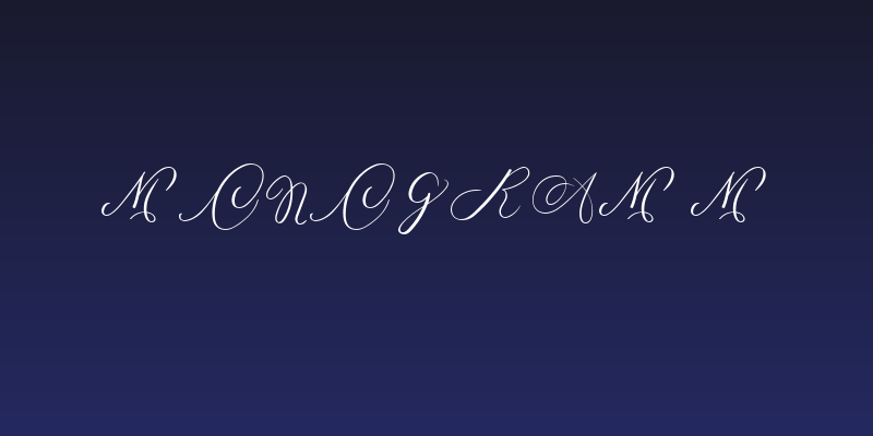 MONOGRAM M Social Header