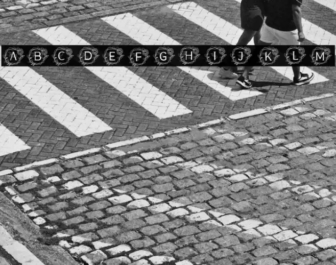 MONOGRAM NATURE Font examples