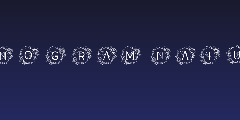 MONOGRAM NATURE Social Header