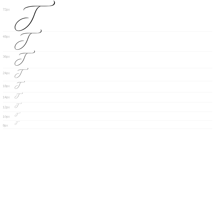 MONOGRAM N Waterfall