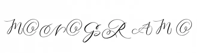 MONOGRAM O  フリーフォントのダウンロード