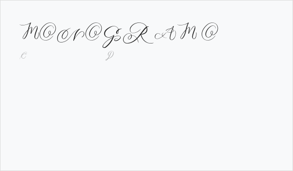 MONOGRAM O Business Card