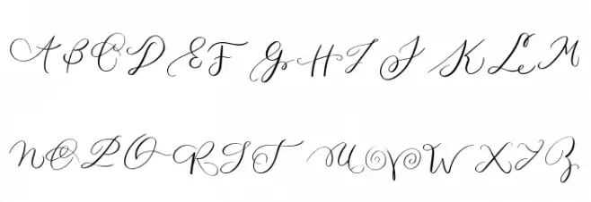 MONOGRAM P フォント 大文字