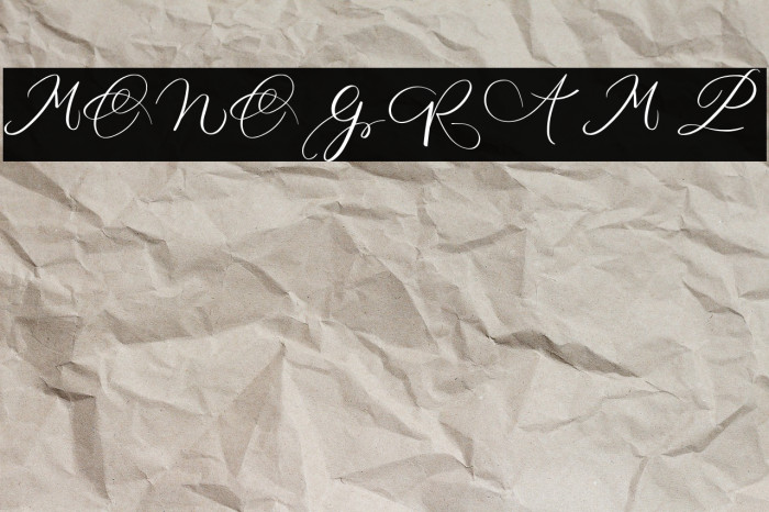 MONOGRAM P Example 3