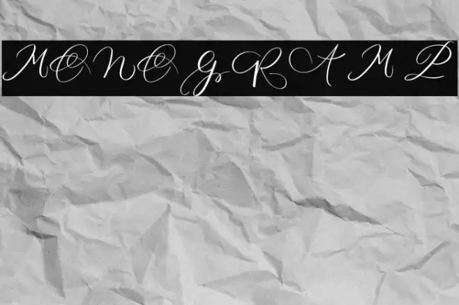 MONOGRAM P Example 3