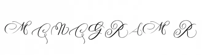 MONOGRAM R  baixar fontes gratis