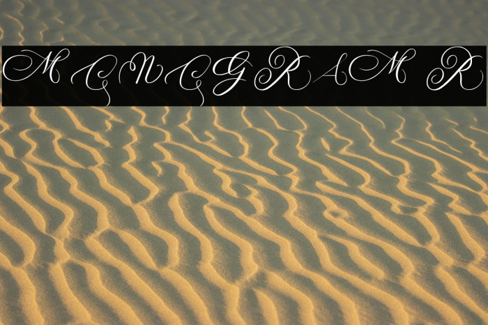 MONOGRAM R Example 2