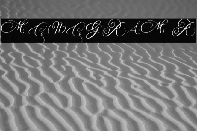 MONOGRAM R Example 2