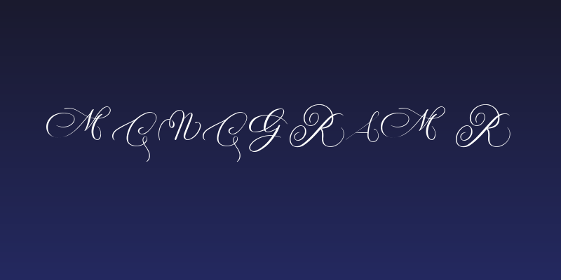 MONOGRAM R Social Header