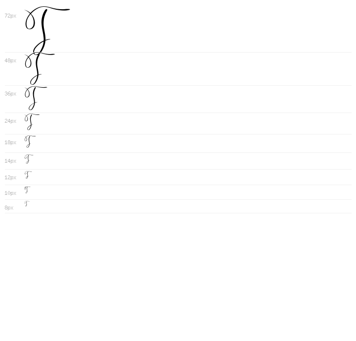 MONOGRAM T Waterfall