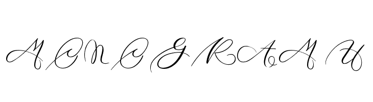 MONOGRAM U  免费字体下载