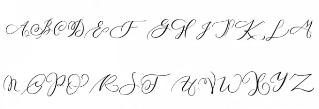 MONOGRAM U Schriftart Groß