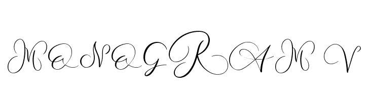 MONOGRAM V  नि: शुल्क फ़ॉन्ट्स डाउनलोड