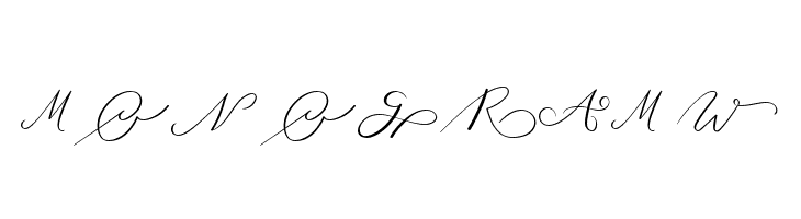MONOGRAM W  フリーフォントのダウンロード