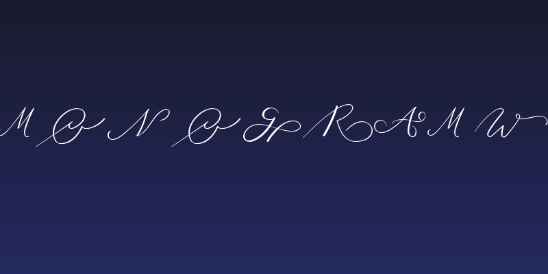 MONOGRAM W Social Header
