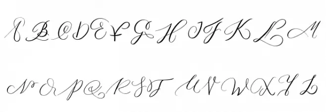 MONOGRAM X Schriftart Groß