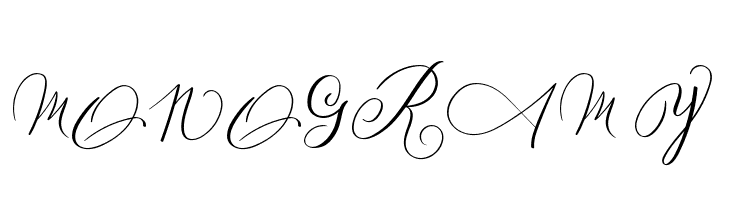 MONOGRAM Y  font caratteri gratis
