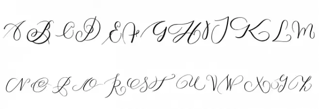 MONOGRAM Z Schriftart Groß