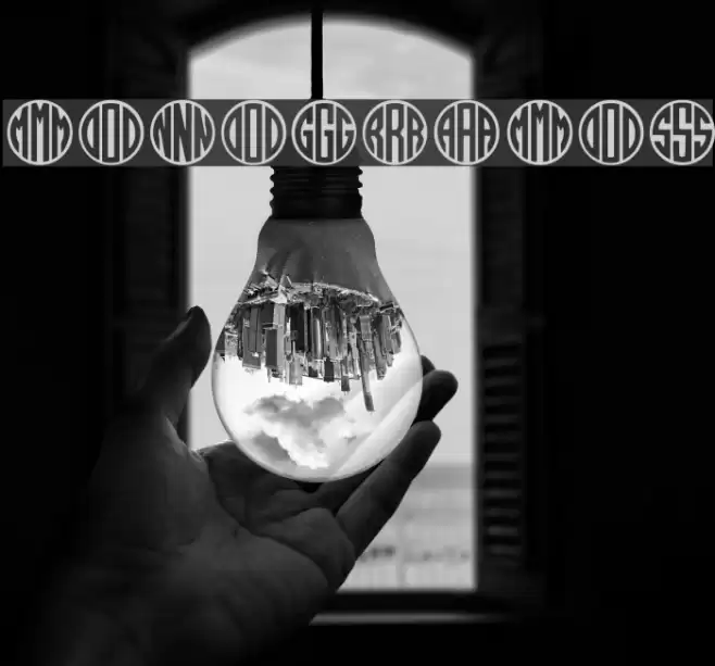 MONOGRAMOS Font examples