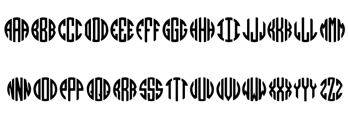 MONOGRAMOS Font LOWERCASE