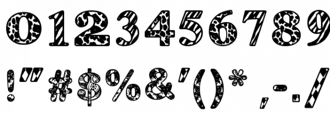 MONOVIRUS Font Alte caractere