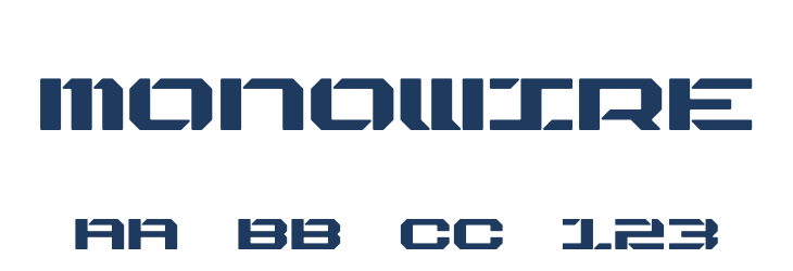 MONOWIRE Font Preview