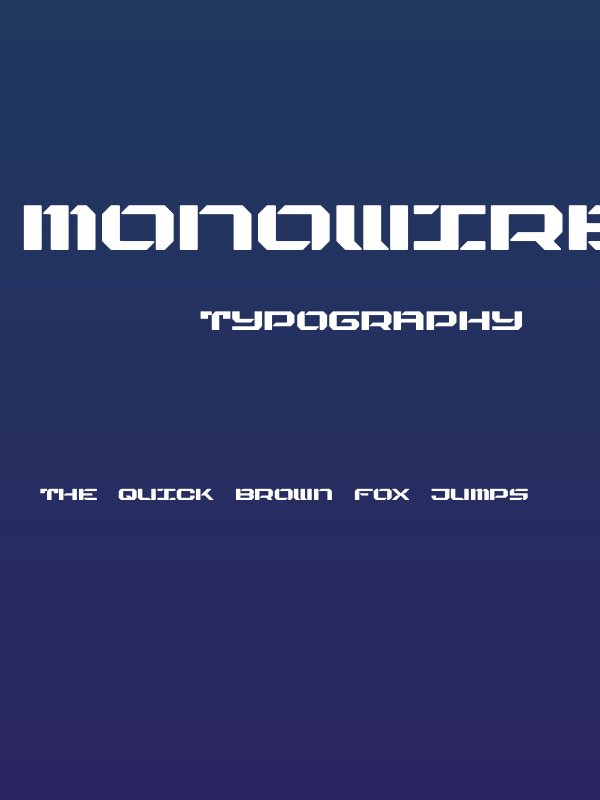 MONOWIRE Poster
