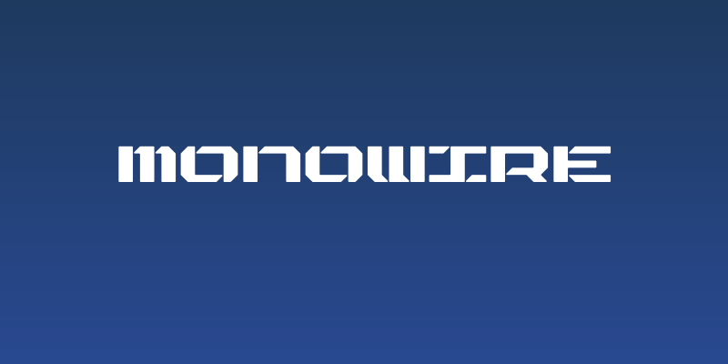 MONOWIRE Social Header