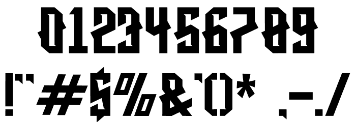 MONSHTER Font OTHER CHARS