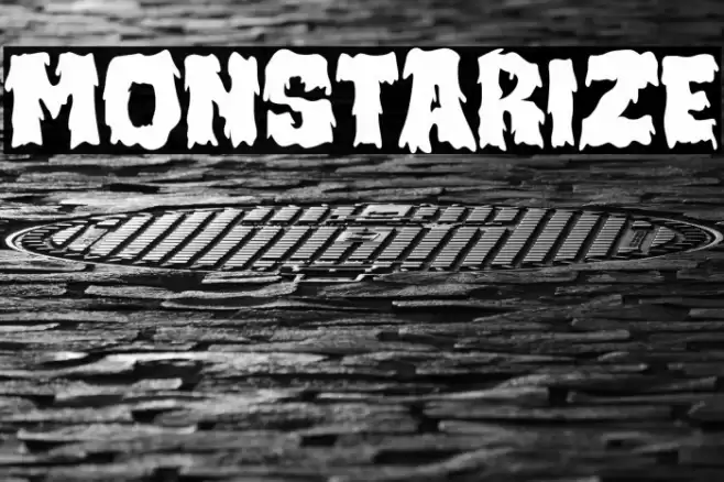 MONSTARIZE Font examples