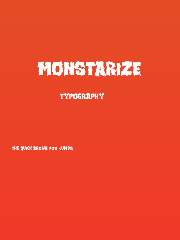 MONSTARIZE Poster