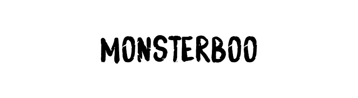 MONSTER BOO  フリーフォントのダウンロード